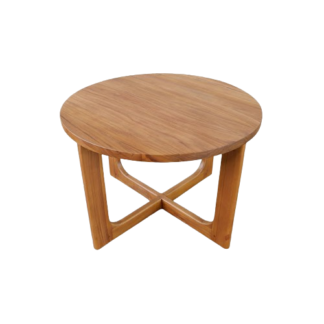 Round Table small block Teak