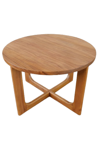 Round Table small block Teak wood Cyprus