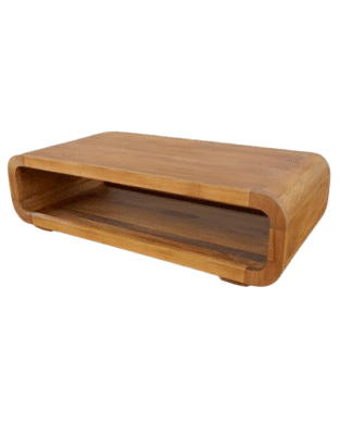 teak coffee table solid wood natural cyprus