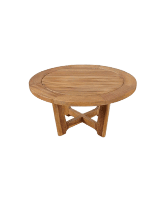 small side table garden round teak cyprus