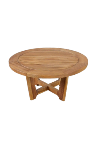 small side table garden round teak cyprus