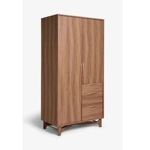 Dark Jackson Walnut Effect Wardrobe