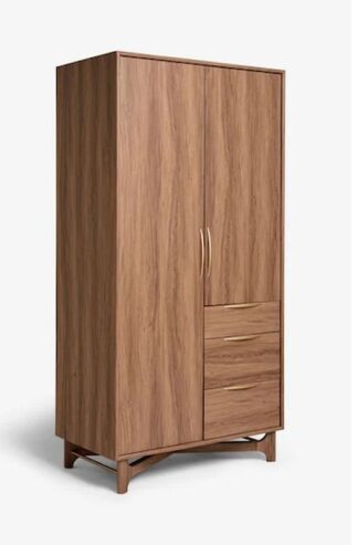 Dark Jackson Walnut Effect Wardrobe