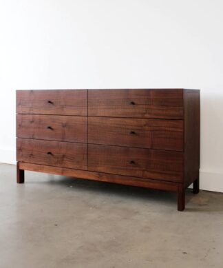 Loft 6-Drawer Dresser Simple Solid Wood