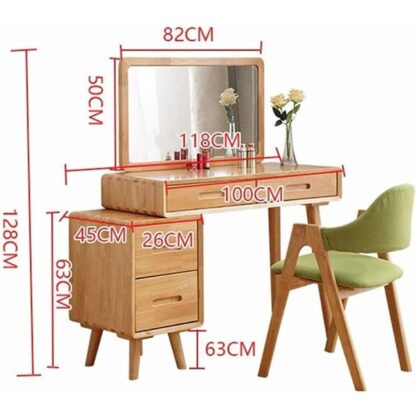 Nordic Solid Wood Dressing CV Aqma Furniture