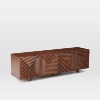 Hexa Modern Media Console Solid