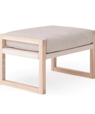 Ottoman – Chiara Solid Wood Ottoman