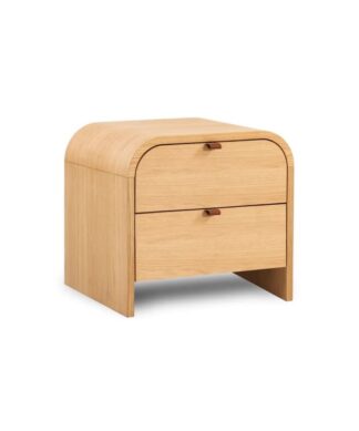 Nightstand – Cirq Solid Wood Modern Nightstand
