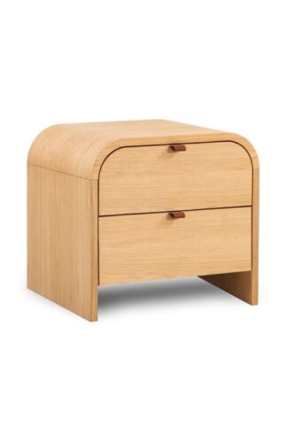 Nightstand – Cirq Solid Wood Modern Nightstand