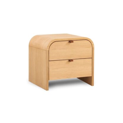 Nightstand – Cirq Solid Wood Modern Nightstand CV Aqma Furniture
