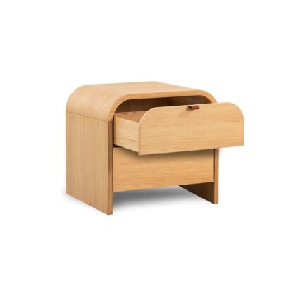 Nightstand – Cirq Solid Wood Modern Nightstand CV Aqma Furniture