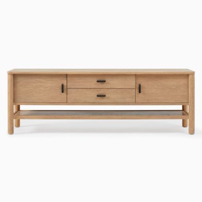 Manhattan Media Console 2-Drawer CV Aqma Furniture