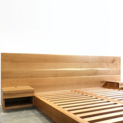 Hanko Solid Plinth Bed With CV Aqma Furniture