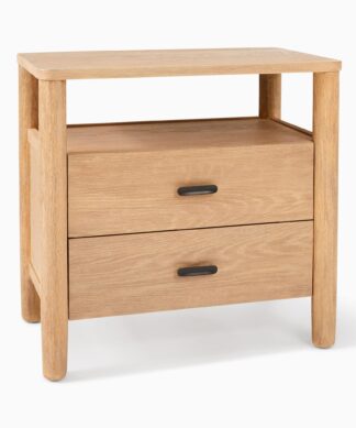 Nightstand – Hargrove Natural Solid Wood Nightstand