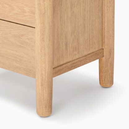 Nightstand – Hargrove Natural Solid Wood Nightstand CV Aqma Furniture