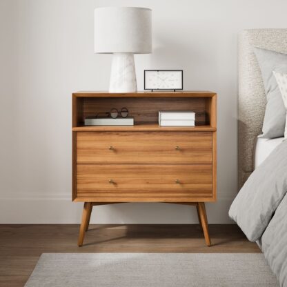 Nightstand – Noerns Mid-Century Nightstand CV Aqma Furniture