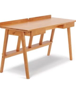 Vincent Office Writing Desk Teak Solid Wood