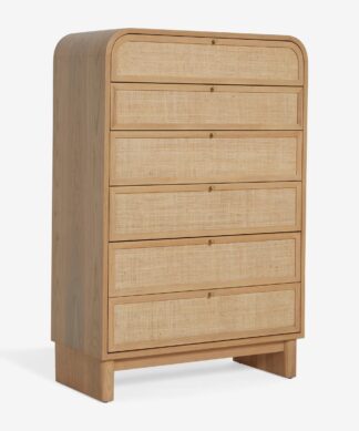 Suzette Tall Dresser Solid Teak Wood