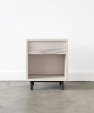Nightstand – Texas White Solid Wood Nightstand