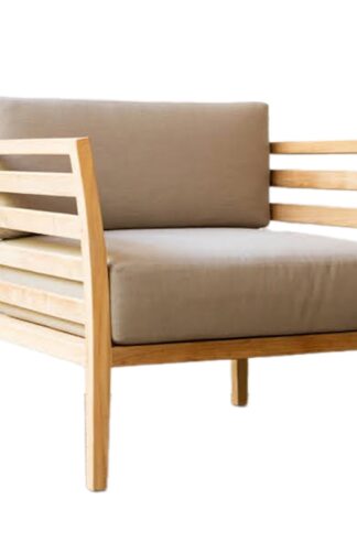teak club chair