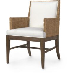 Arm chair accent solid wood