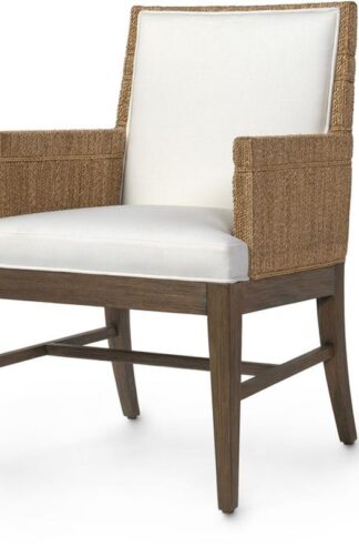 Arm chair accent solid wood with Rope Luxury hotel furniture