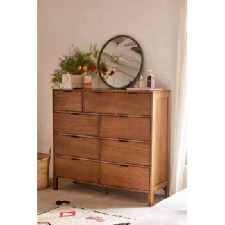 cabinet 9 drawers teak wood