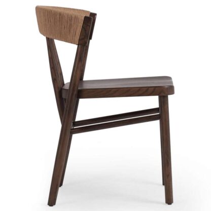 Lido Dining Chair Rope Teak Furniture CV Aqma Furniture