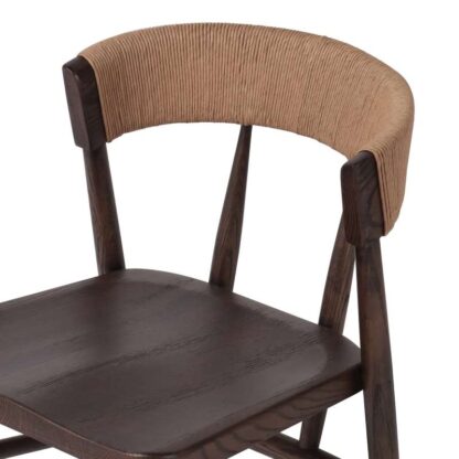 Lido Dining Chair Rope Teak Furniture CV Aqma Furniture