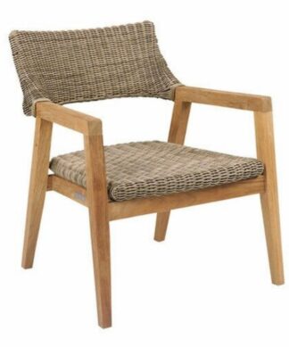 Teak Lounge Chair combine Rattan Kubu Hotel project