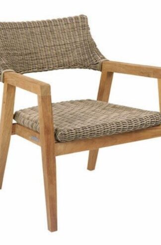 Teak Lounge Chair combine Rattan Kubu Hotel project
