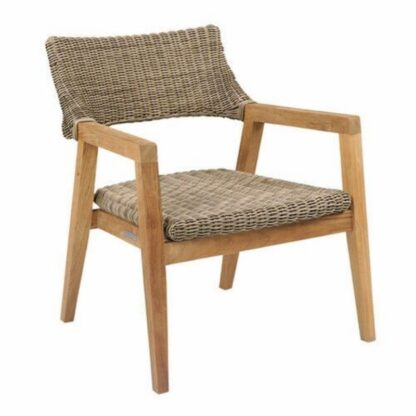 Teak Lounge Chair combine Rattan Kubu Hotel project