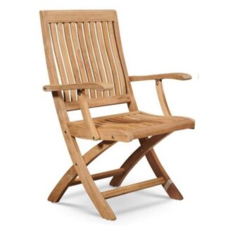 Teak folding chair outdoor