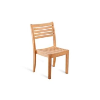 Teak stacking chair Africa