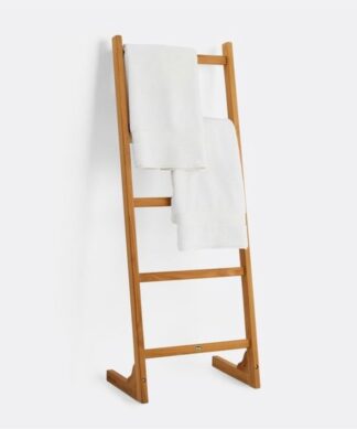 Teak towel ladder hotel project