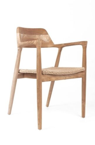 Teak wood dining chair France hotel project