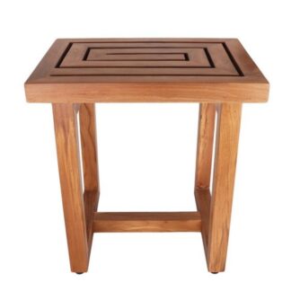 USA TEAK SHOWER STOOLS