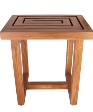 USA TEAK SHOWER STOOLS