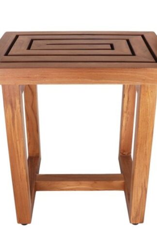 USA TEAK SHOWER STOOLS