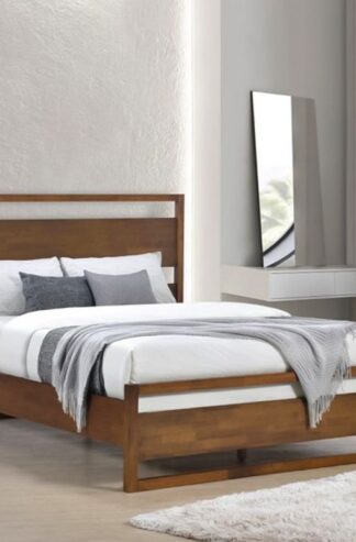 Teak wood bed k