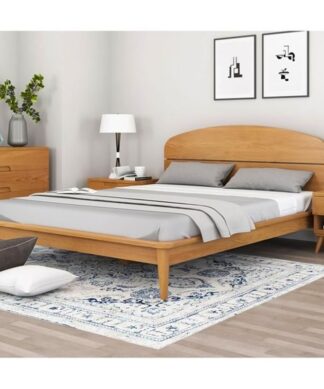 singapore teak bed king size natural