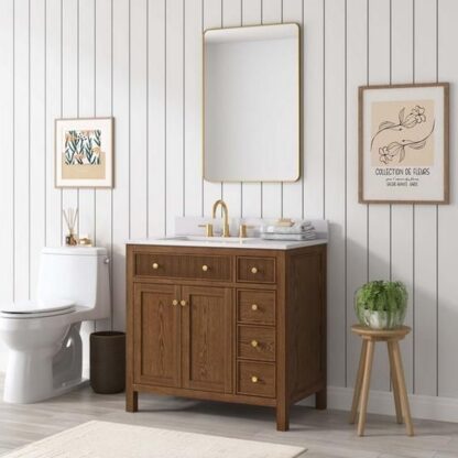 brown bath vanities hollands CV Aqma Furniture