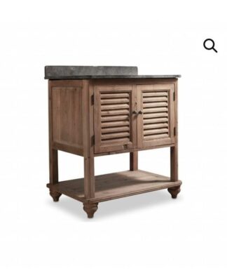 Antique teak bath vanities hardwood hotel project