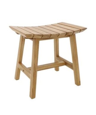 guadeloupe teak shower stools hotel project