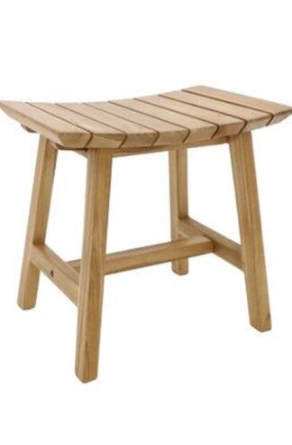 guadeloupe teak shower stools hotel project