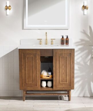 malta teak bath vanities hotel project