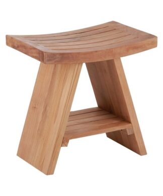 miami teak shower stools hotel project