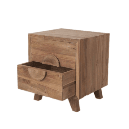 Antique bedside 2 drawers furniture singapore CV Aqma Furniture