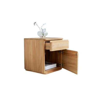 Bedside teak wood singapore block wood CV Aqma Furniture