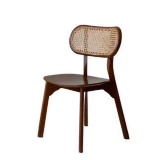 Cafe teak wood chair sing